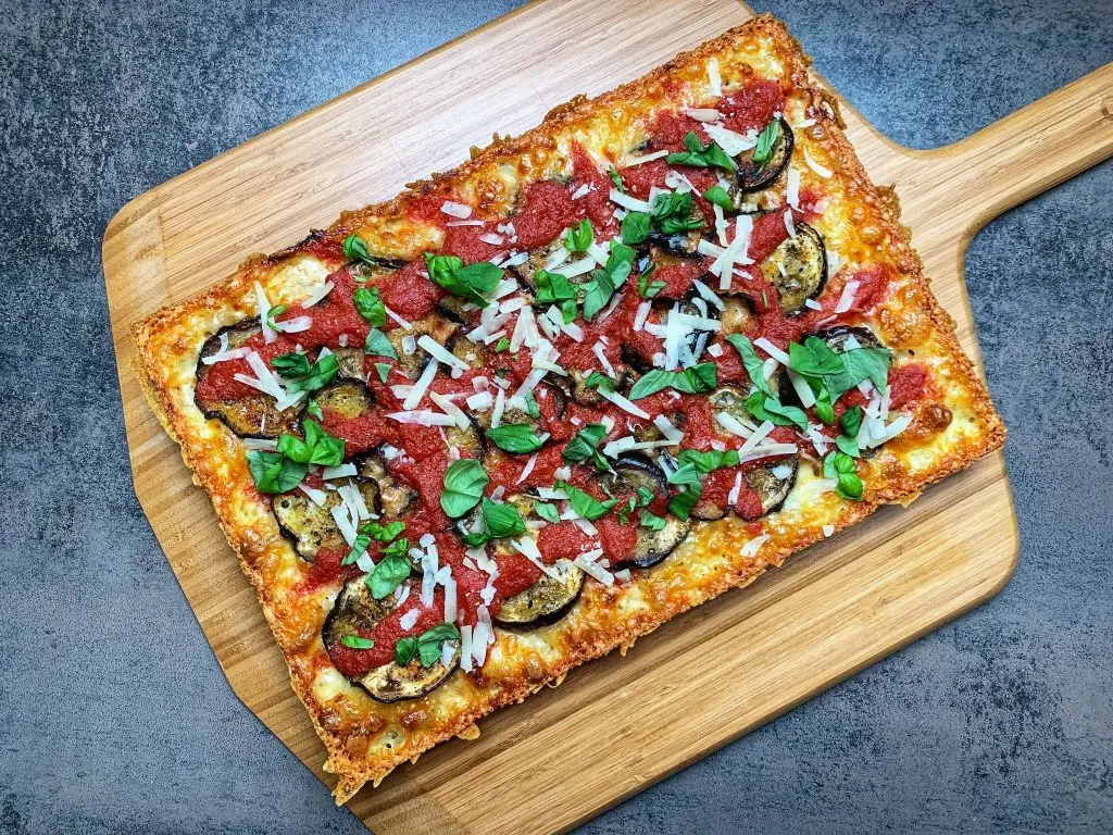 Detroit Style Pizza - von oben