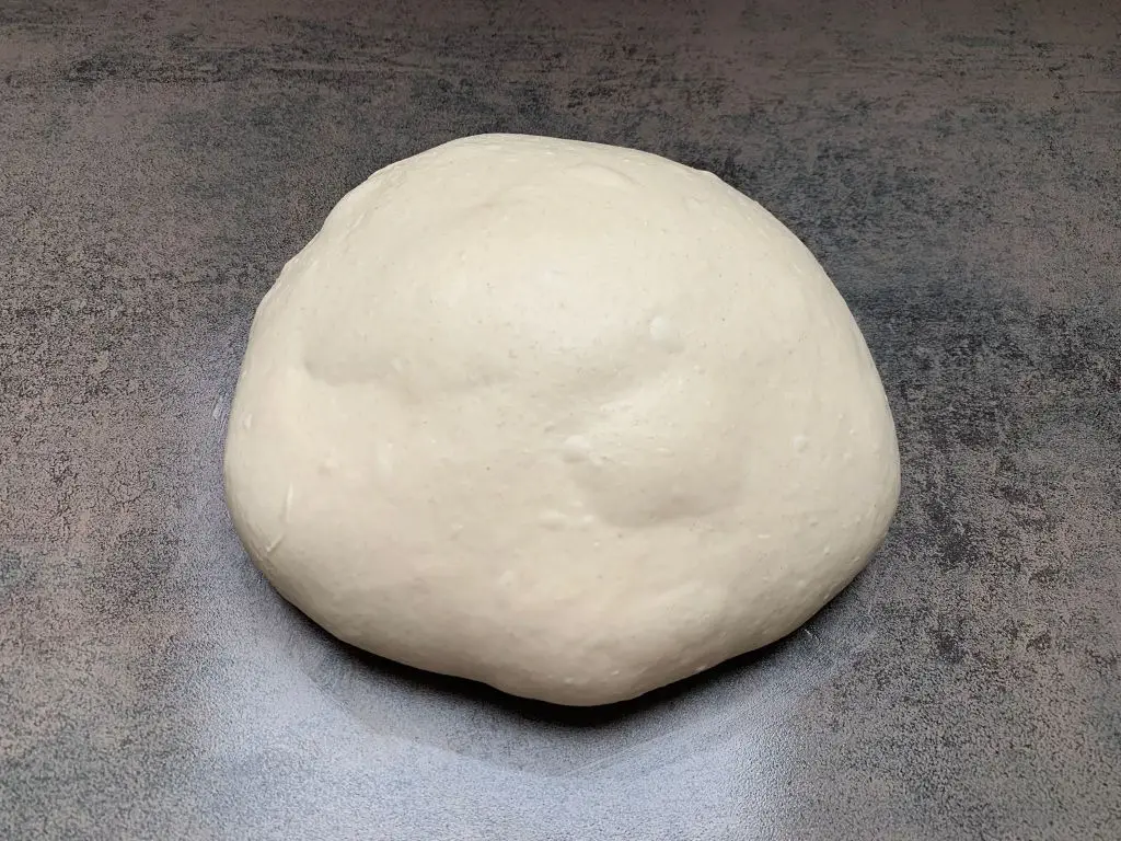 Dough after last stretch and fold