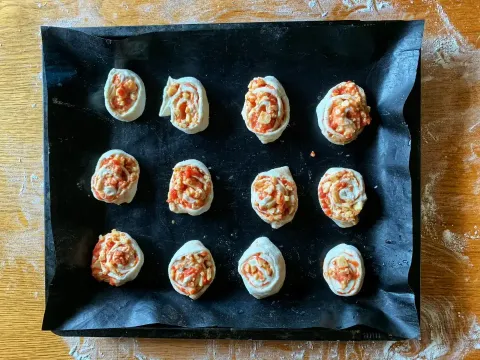 Pizza Rolls Preparation Step 6