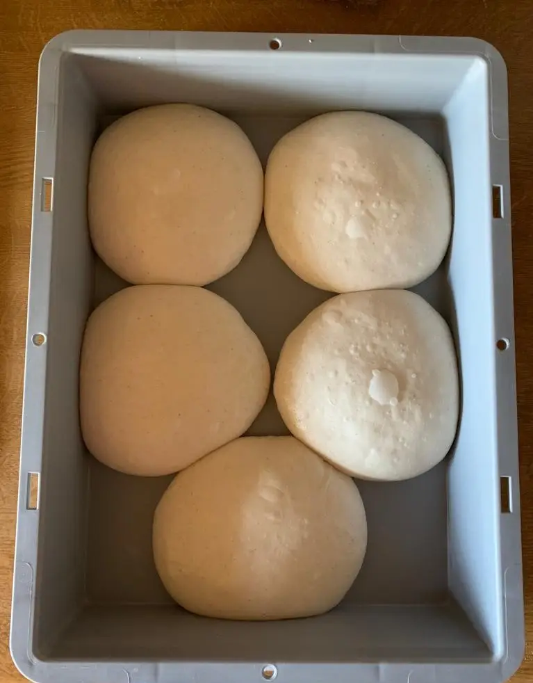 Teiglinge nach der Stückgare
