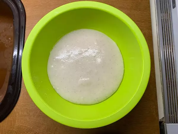 Dough after bulk fermentation