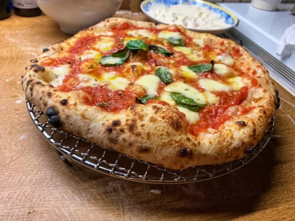 Neapolitan Pizza Autolyse Close-Up