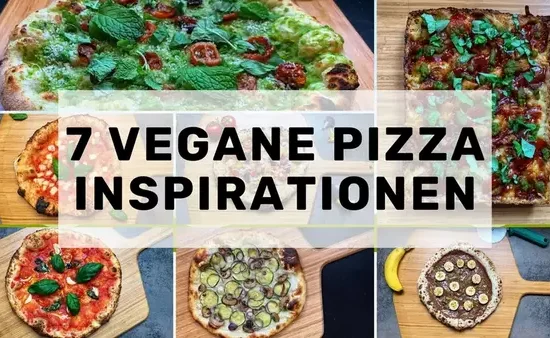 Vegane Pizza Inspirationen Beitragsbild
